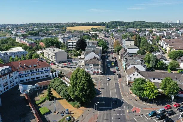 Die Stadt Hürth von Oben